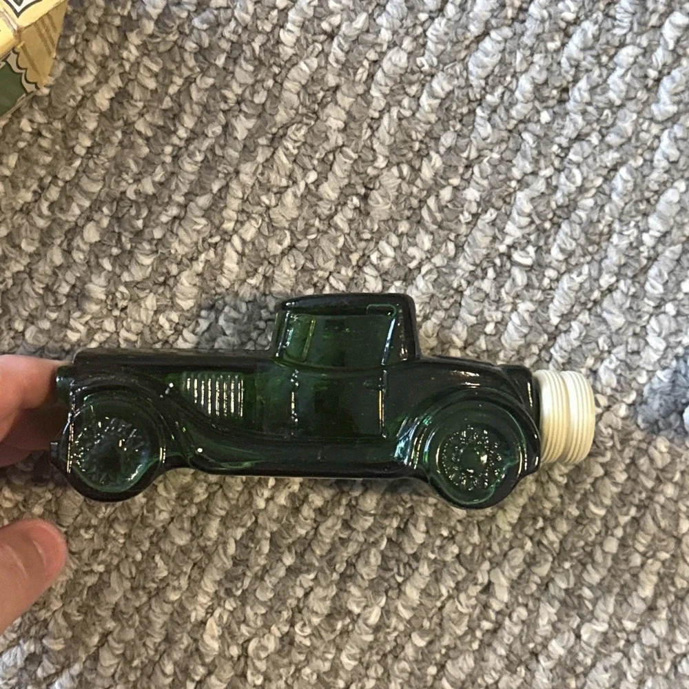 Avon Sterling Six II Green Car Tai Winds After Shave 7oz Vtg‎ Bottle Box NIB